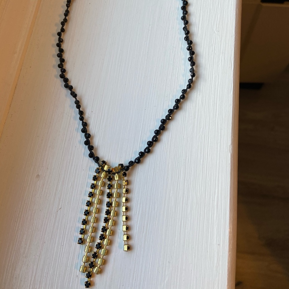 Black & gold Chan Luu necklace